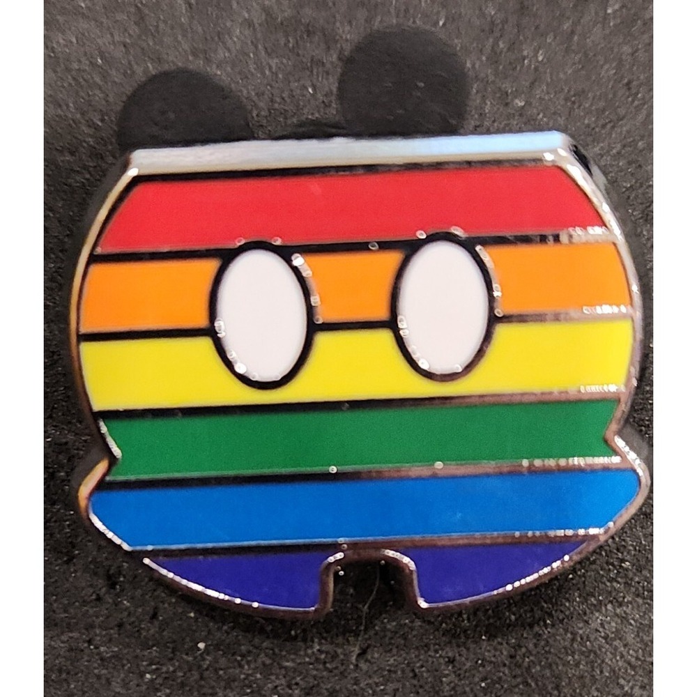 Disney Parks Rainbow Mickey Mouse Pride Enamel Pin 2020 FAC-073364-19211